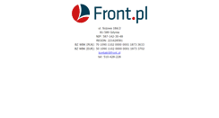 Desktop Screenshot of front.pl