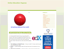 Tablet Screenshot of online-education-degrees.front.lv
